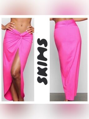 NWT Skims recycled Swim Sarong skirt